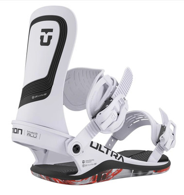 Union Ultra Medium MENS Snowboard Bindings 2026 Ice Grey New EM148