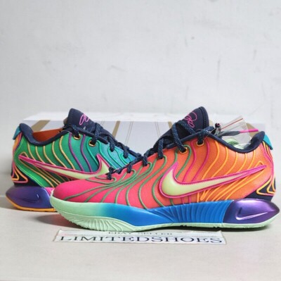 Nike Lebron 21 XXI EP Multi Color Photo Blue Vapor Green Laser