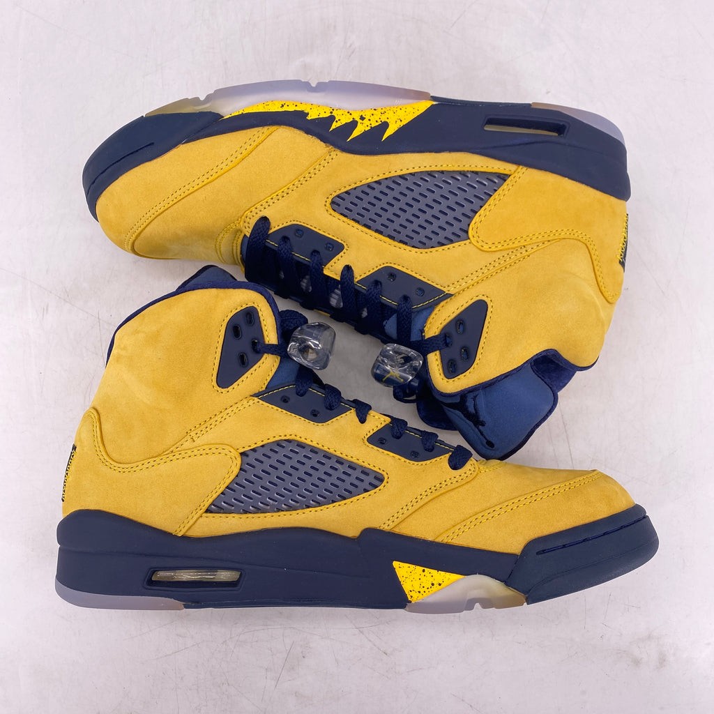 Size 9.5 - Air Jordan 5 Retro SP Michigan for sale online | eBay