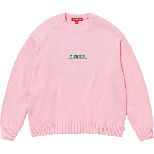 Supreme Textured Arc Sweater Black Cream Navy Pink 4colors SS25 | eBay