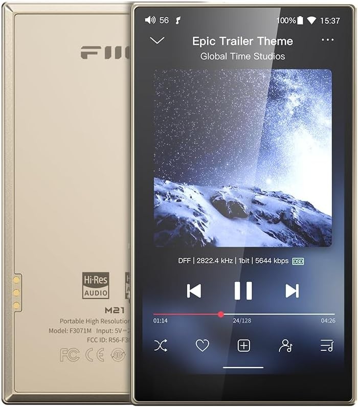 FiiO M21 Android 13 Portable Music Player w/Snapdragon 680, DSD
