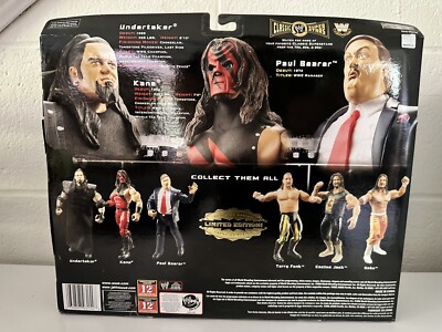 WWE JAKKS CLASSIC SUPERSTARS 3 PACK UNDERTAKER PAUL BEARER KANE | eBay