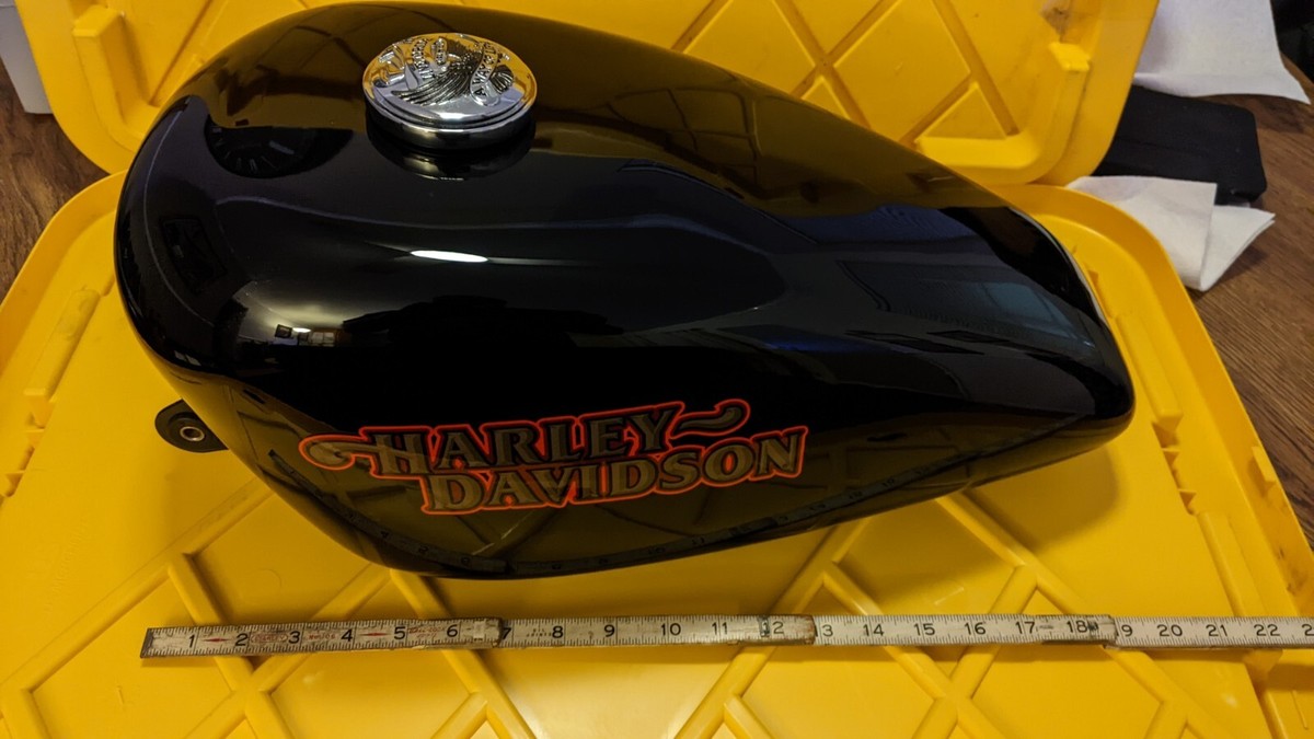 Amazing Custom Painted Chopper Tank OEM Sportster Peanut Custom