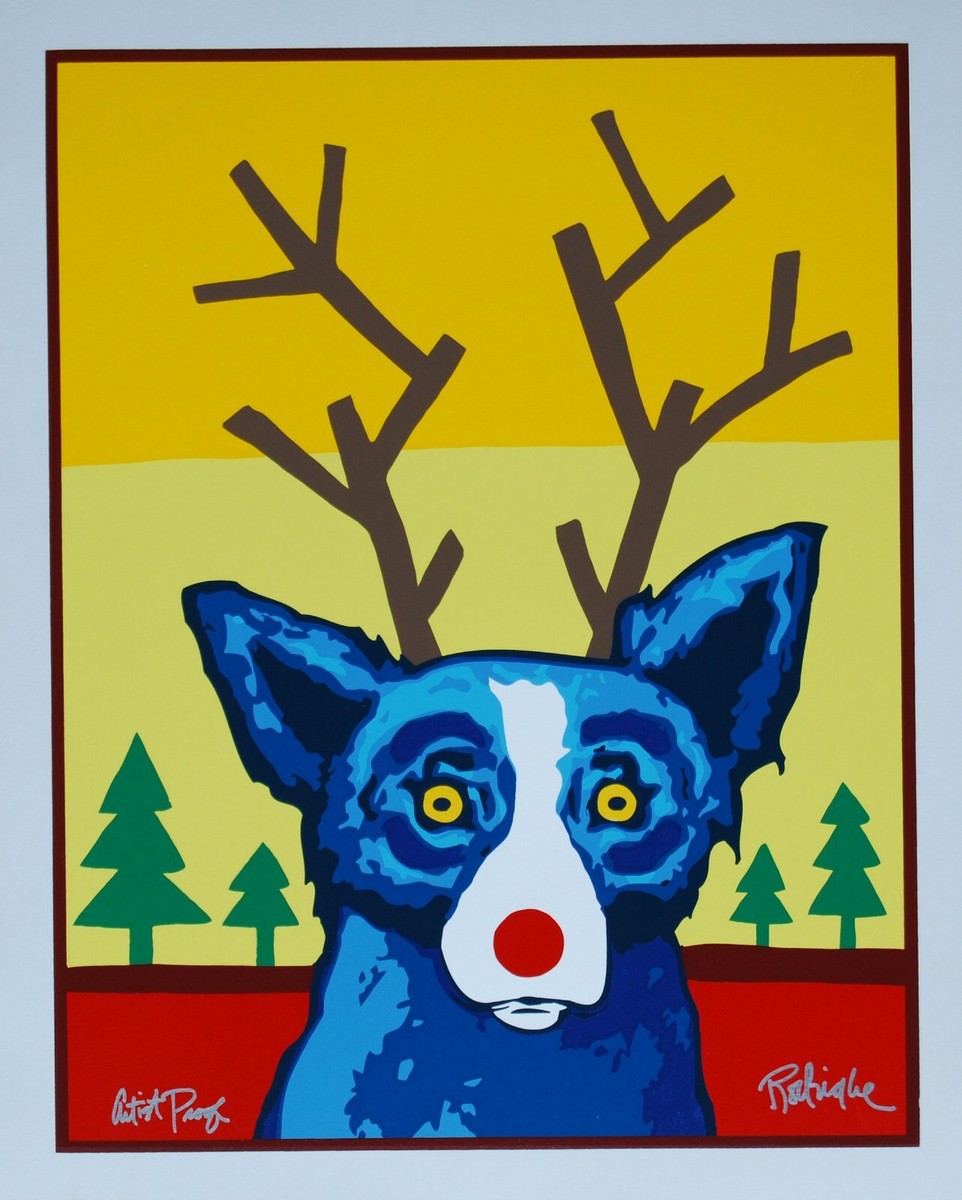 George Rodrigue Blue Dog 