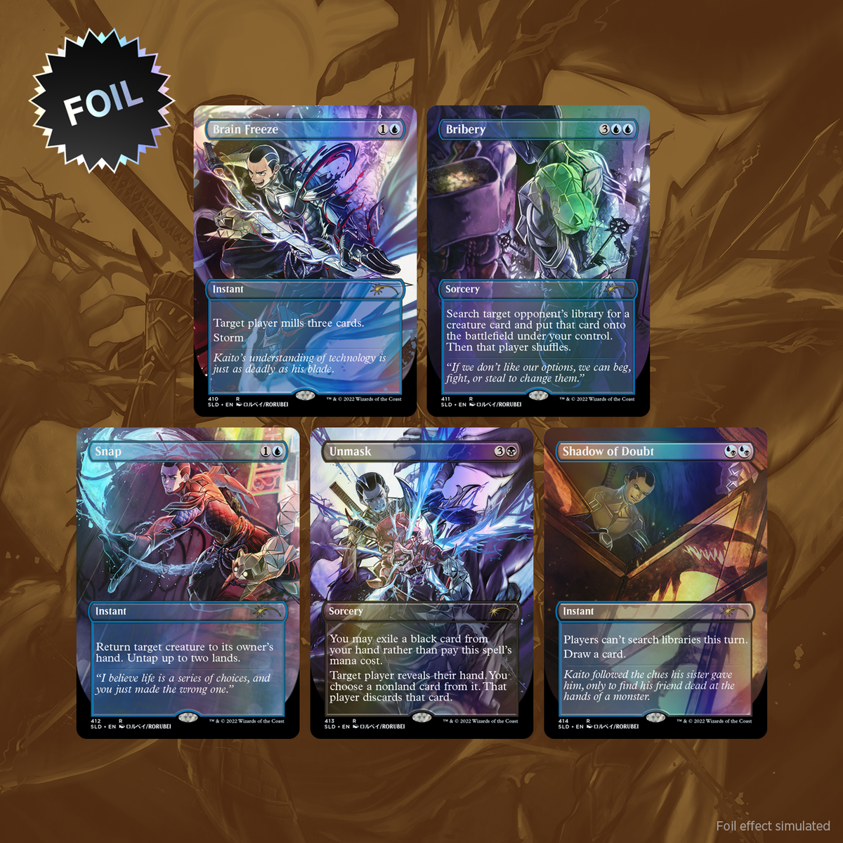 MTG Secret Lair 30th 限定 英語版 金属モックス FOIL MTG Secret Lair