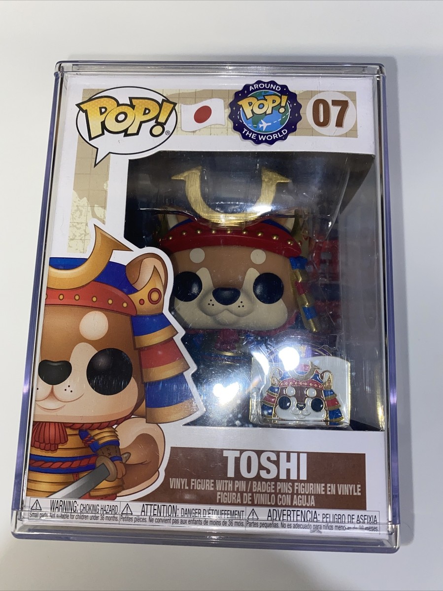 Funko Pop! Around The World: Toshi (Japan) #07 Vinyl With Pin In