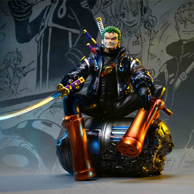 JT-Studio One Piece Egg Tip Island Series Sitting Zoro 7.8