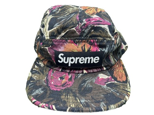Supreme Floral Jacquard Camp Cap Black - 25SS - | eBay