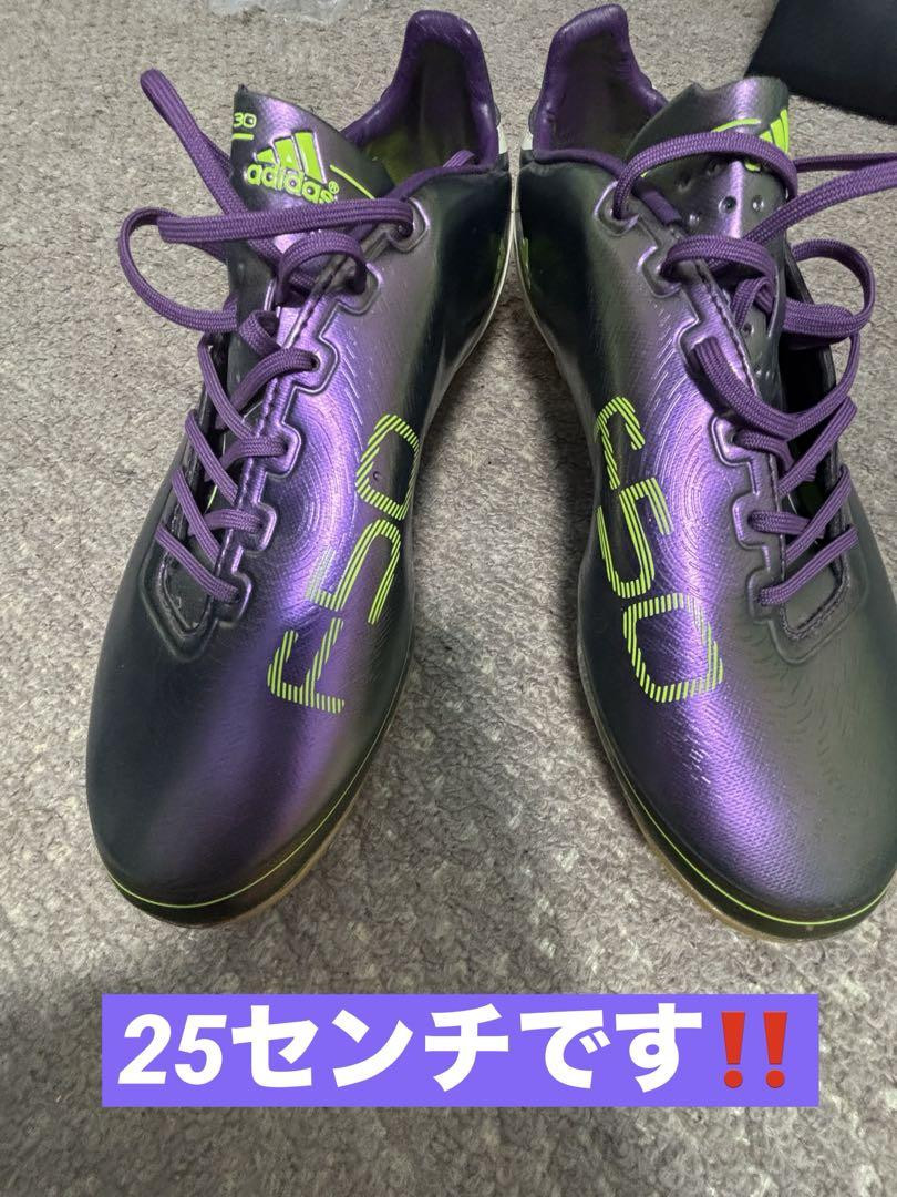 Adidas F50 Soccer Shoes Purple/Yellow US 7 | eBay