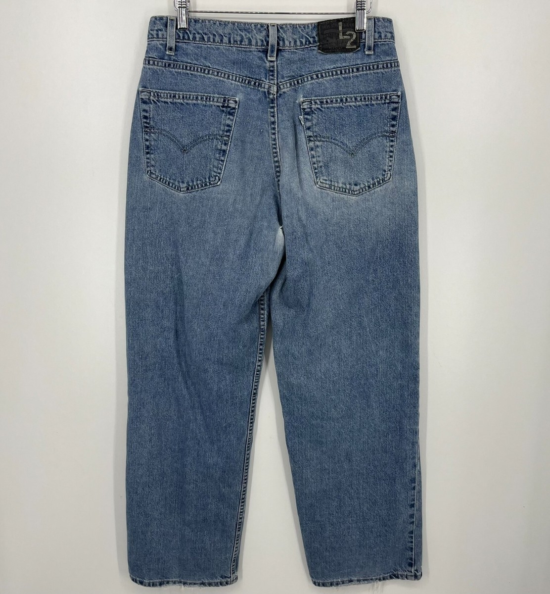 Levi's L2 Jeans Men's Size 32 Blue Baggy Fit Made in USA Vtg Y2K