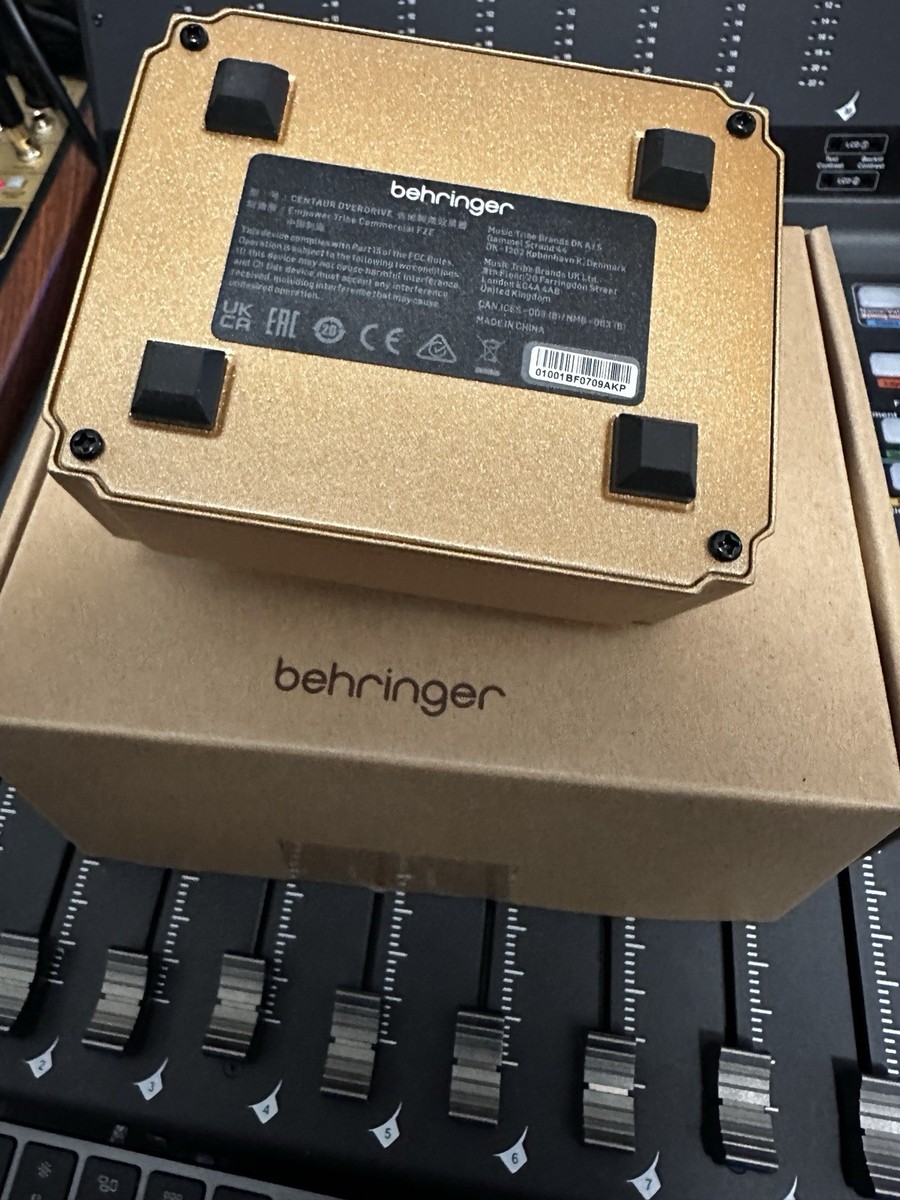Behringer Centaur Overdrive Pedal In Box | eBay