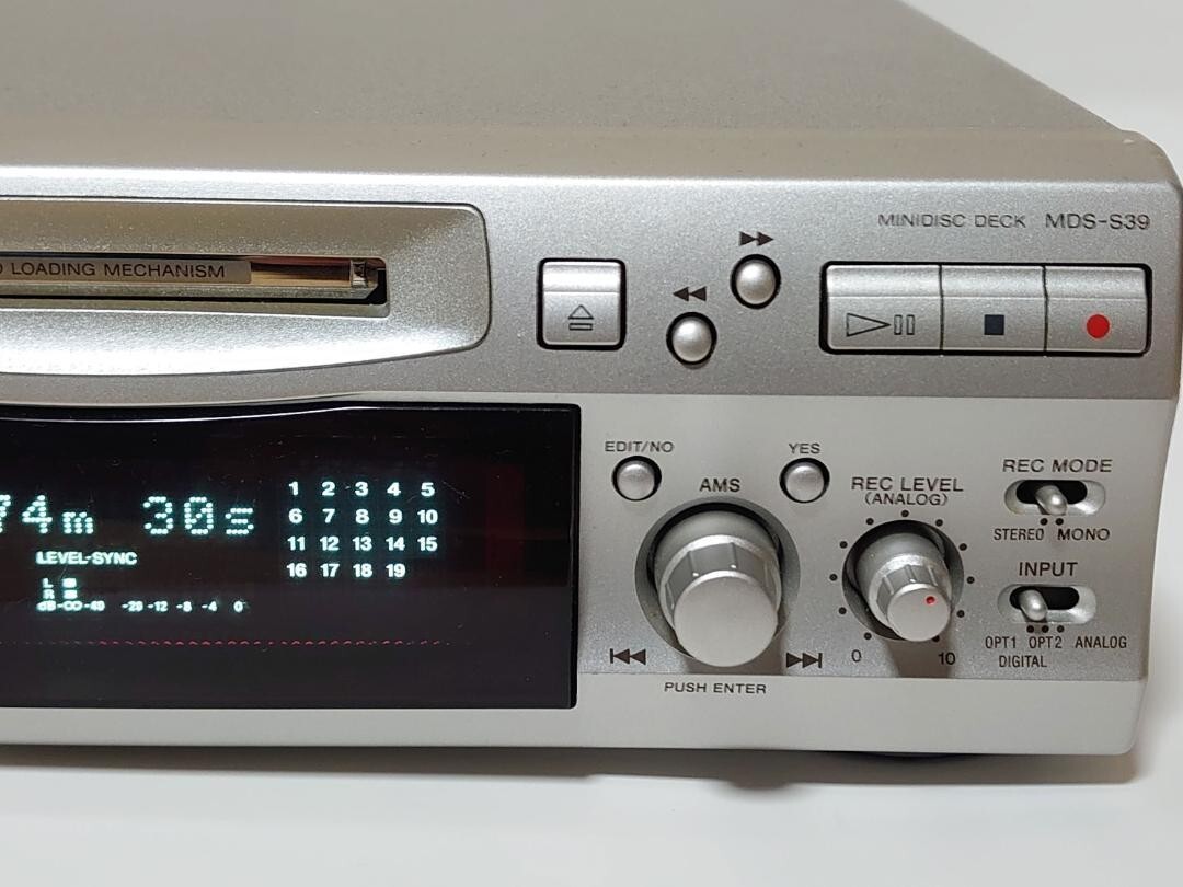 SONY MDS-S39 hiro-k SONY MDS-S39 MiniDisc MD Player Stereo Audio