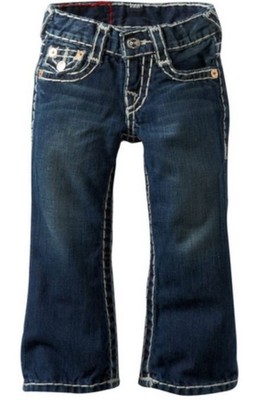 $150 NEW True Religion Jeans Big Kids Boys US 6 Billy Super-T Blue