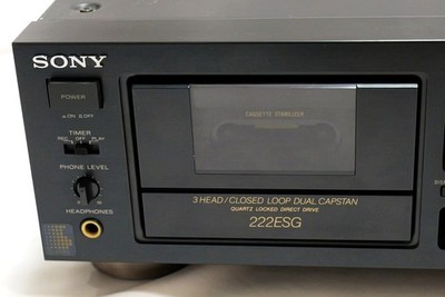 SONY TC-K222ESG 3-Head Stereo Cassette Deck Japan Used | eBay
