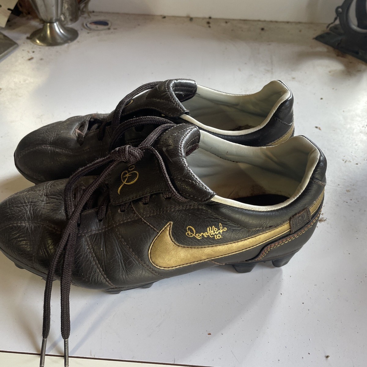 NIKE 10R RONALDINHO Junior JR football soccer boots cleats 5yw | eBay