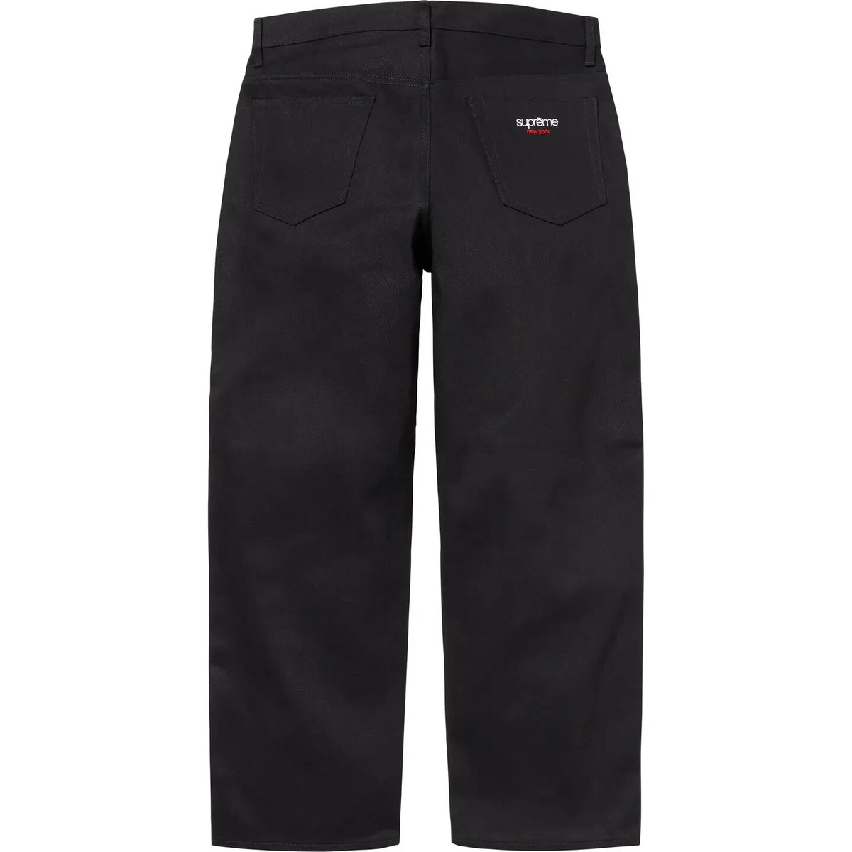 Supreme Rigid Baggy Selvedge Jean 25SS week1 Rigid Black / Indigo