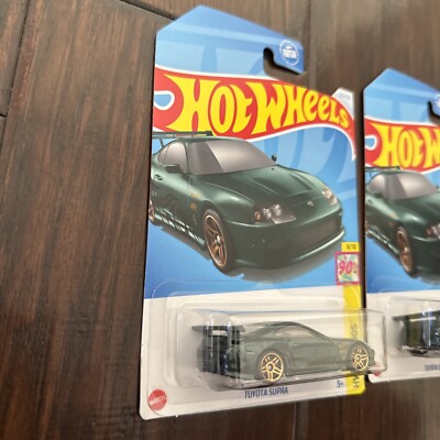 2024 Hot Wheels Toyota Supra Green #232 Case P (In-Stock) New 90s