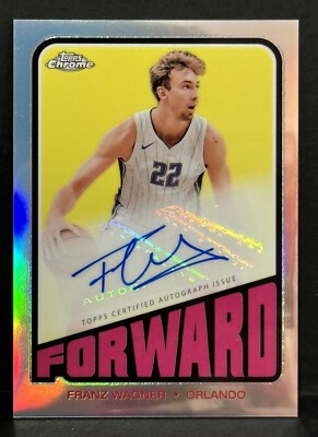 2024 Topps Chrome Basketball Franz Wagner 1972 Topps Forward Auto