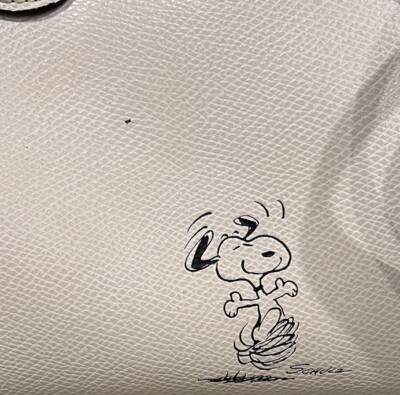 Coach x Peanuts Snoopy Crossbody Mini Tote Bag Adjustable Strap