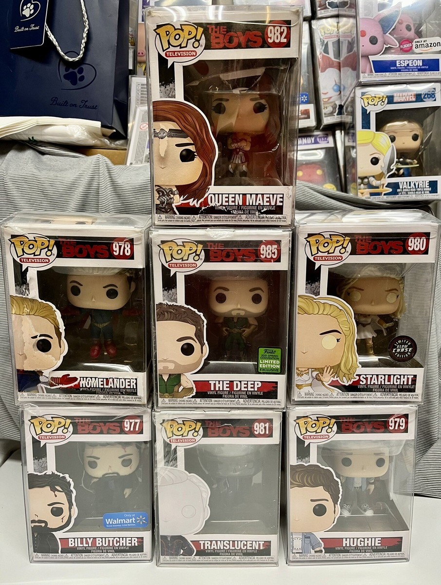 FUNKO THE BOYS WALMART BILLY BUTCHER Lot Of 8 Incl Chase Starlight