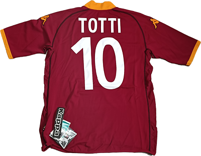 maglia calcio roma totti 2002-03 Champions League MAZDA Kappa