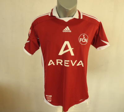FC Nurnberg 2009 Home Jersey #22 Gundogan Adidas Red Shirt Size