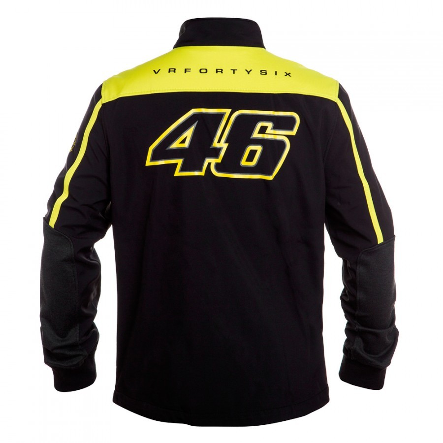 Official Valentino Rossi VR46 Black & Yellow Jacket - VRM JK