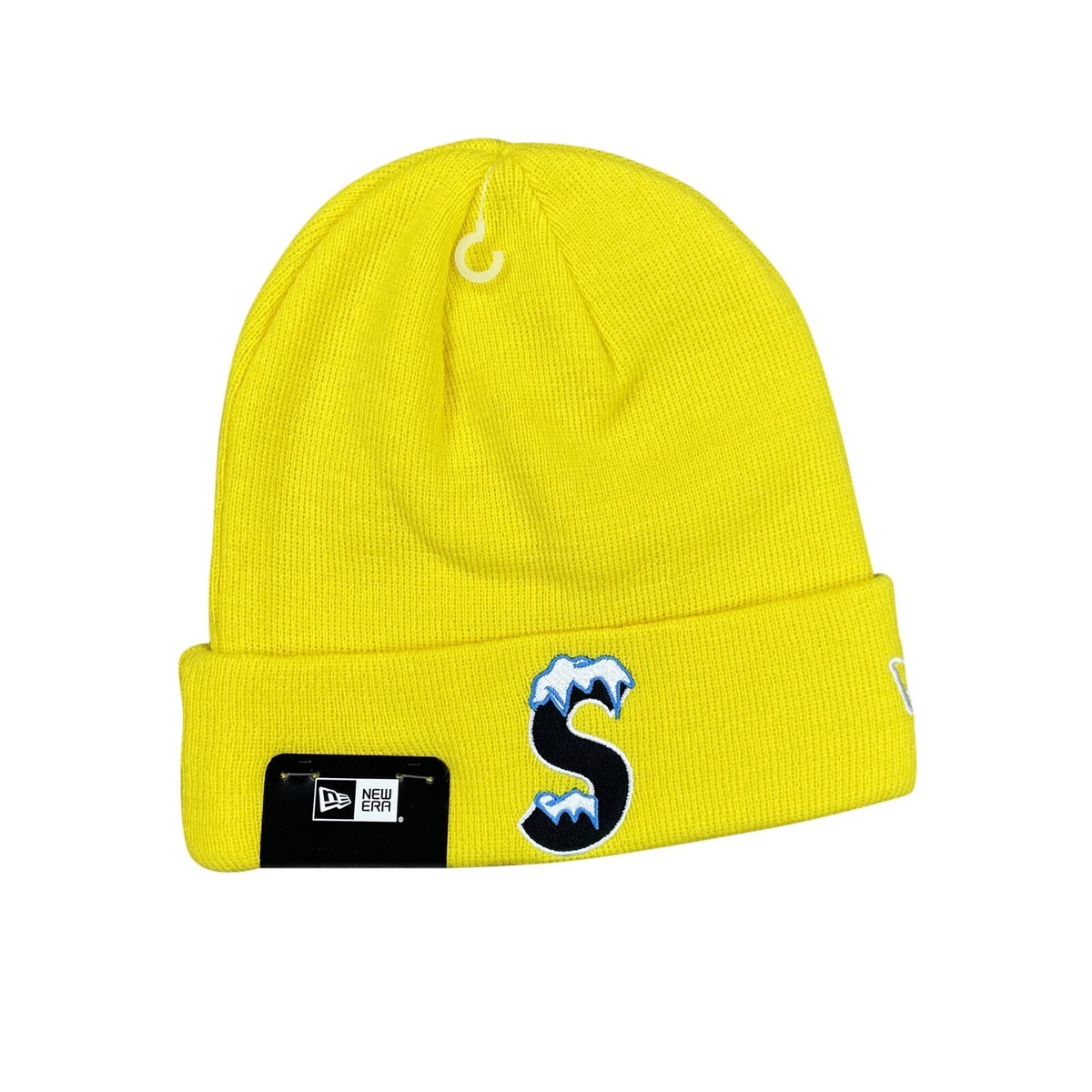 Supreme x New Era FW20 Frost S Logo Beanie Yellow | eBay