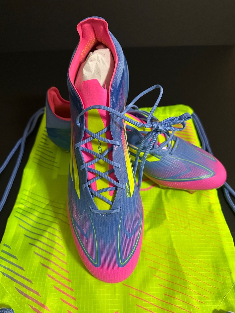 値下げ】adidas F50 サッカーシューズ 青/ピンク/黄 adidas F50 Pro FG