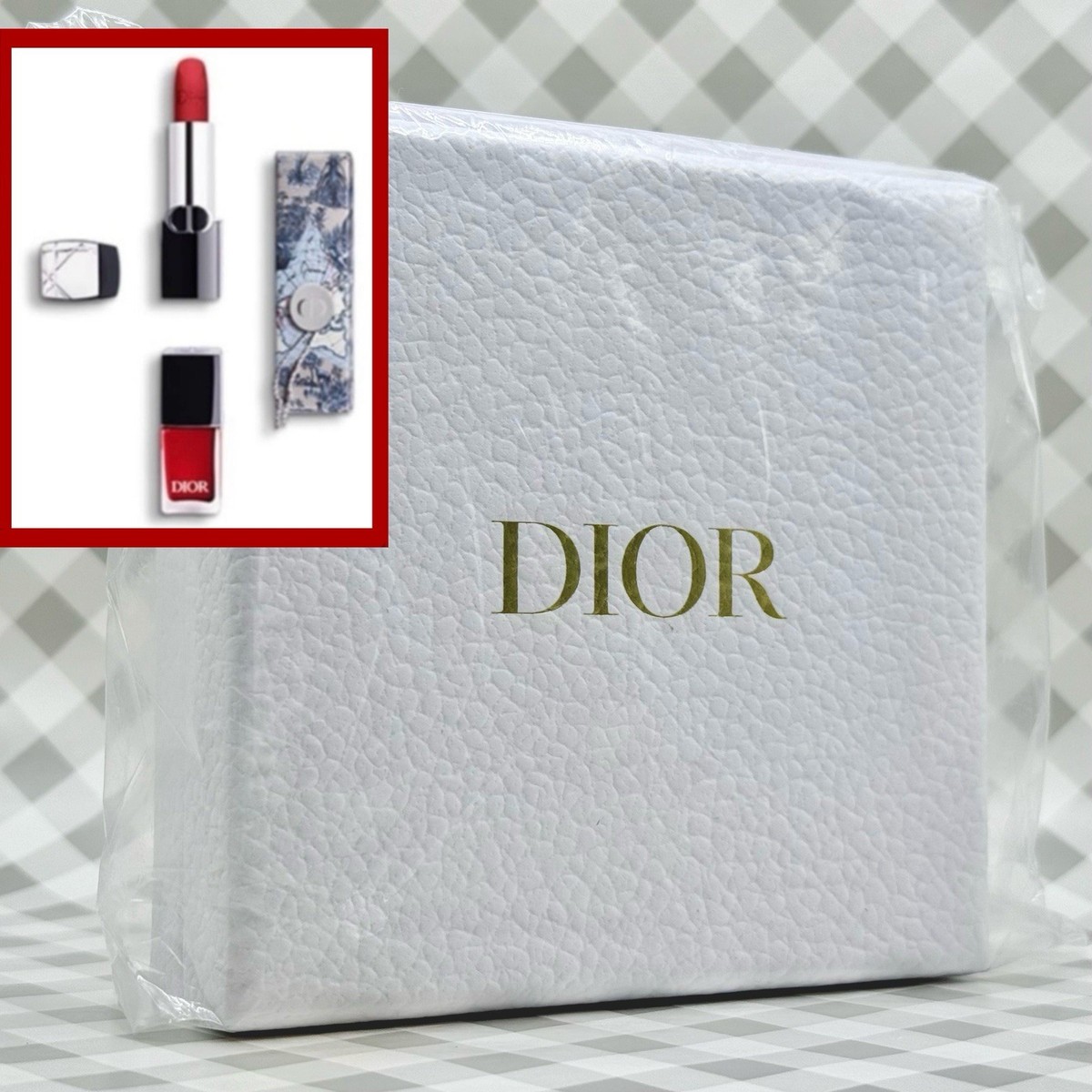 Dior Rouge Gift Set • 999 Satin Lipstick • Vernis Nail Polish