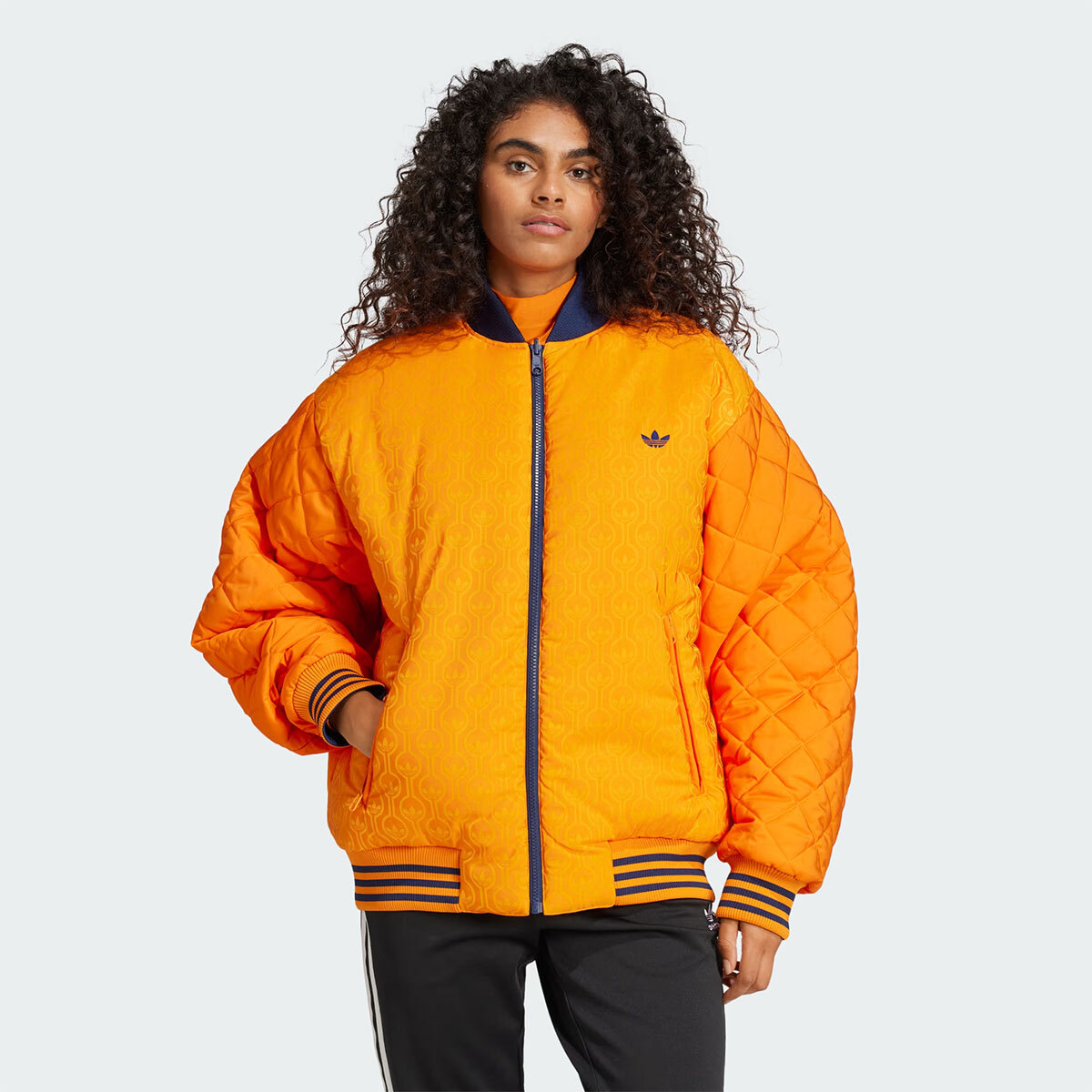 Adidas Originals Womens 70S REVERSIBLE OVERSIZED JACKET JN7657