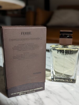 FERRE FOR MEN by Gianfranco Ferre EDT 50mL 1.7oz Pierre