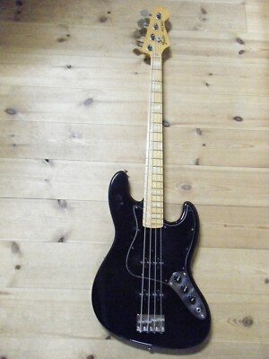 FENDER JAPAN Vintage 1984 E727729 JAZZ BASS BLACK W/OHC Ship From