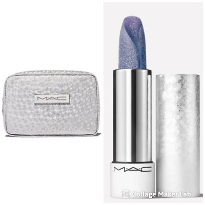 MAC Fizzy Feels Lip Balm - Shiver Shimmy Holiday 2023 + MAC Silver