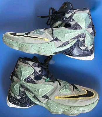 NIKE LEBRON XIII 13 AS ALL-STAR ALLIGATOR GREEN BLACK GOLD MVP