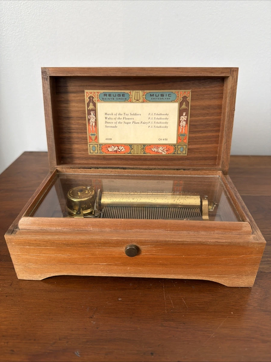 Reuge Sainte Croix In Collectible Music Boxes (1940-1970) for sale