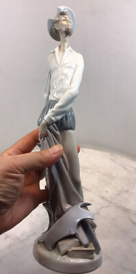 Vintage LLADRO Don Quixote Standing Figurine 4854 Missing The
