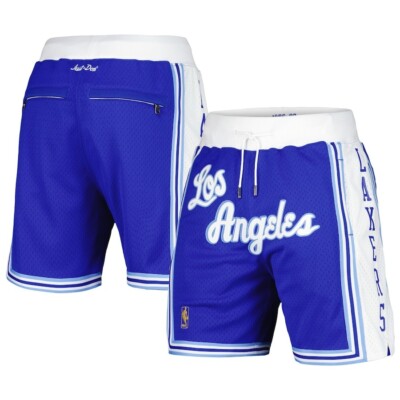 Los Angeles Lakers Royal Blue Authentic NBA Mitchell & Ness Just
