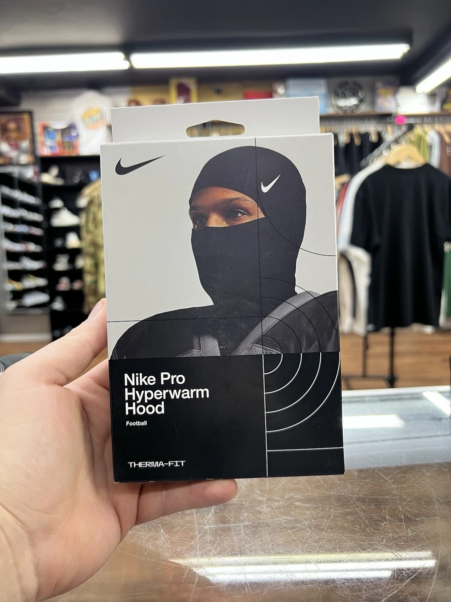 Nike Pro Therma-Fit Hyperwarm Hood Ski Mask Black Brand New | eBay