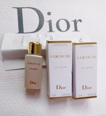 Dior L'Or de Vie la Lotion 10ml x 2 = 20ml NIB | eBay