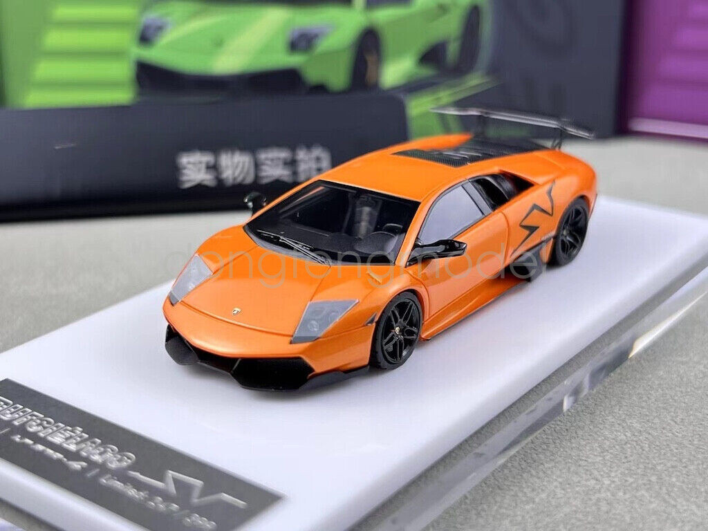 1:64 CL Orange Murcielago LP670-4 SV Racing Sports Model Diecast