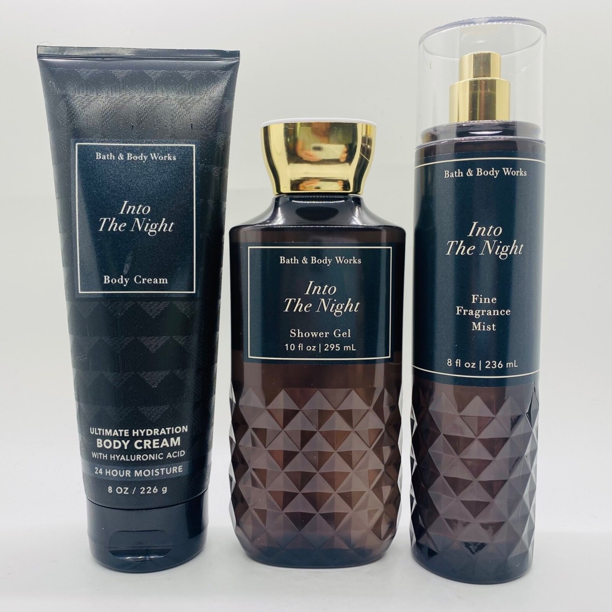 Bath & Body Works INTO THE NIGHT Trio Fragrance Mist Cream