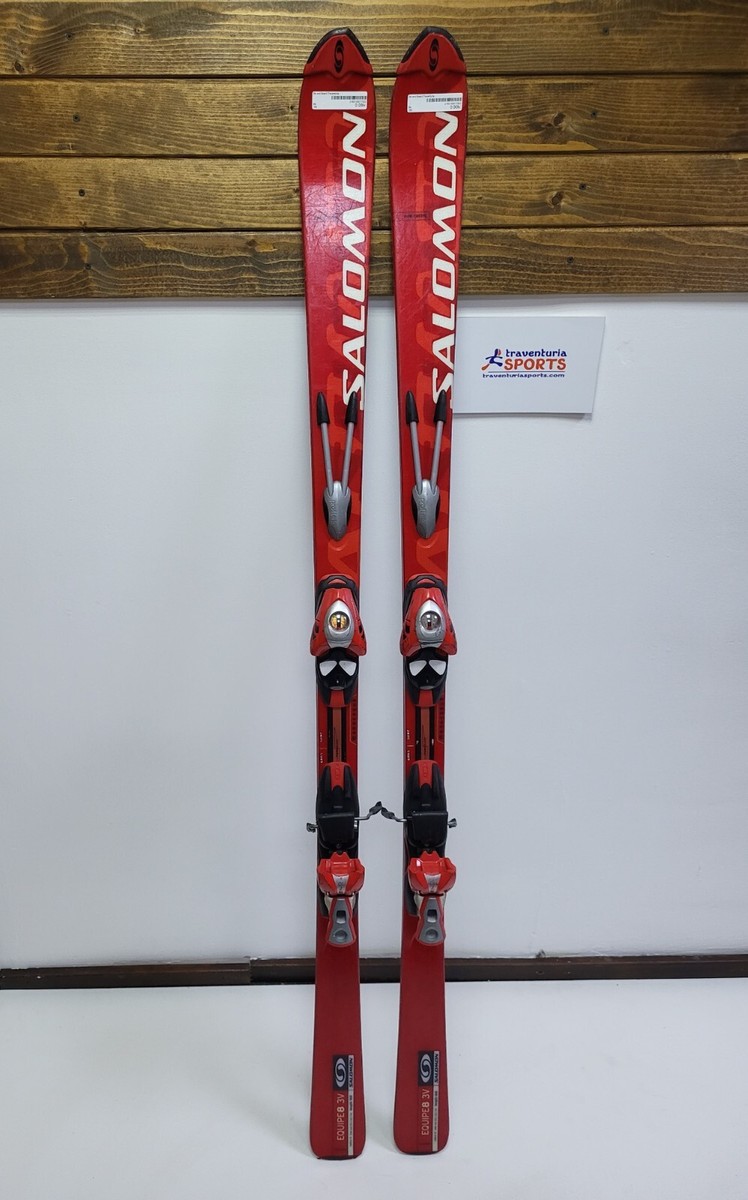 Salomon Equipe 8 3V 168 cm Ski + Salomon 10 Bindings Winter Sport