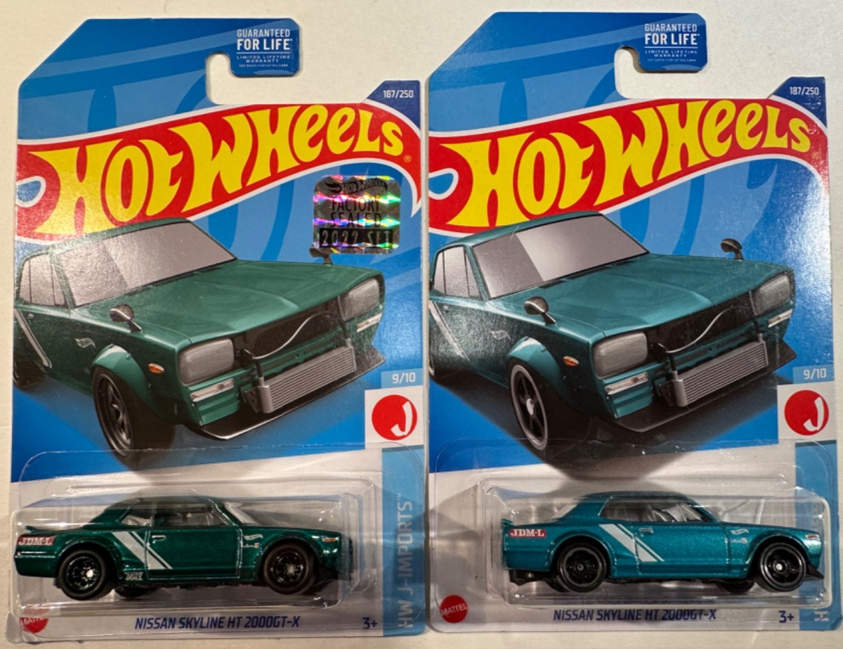 2022 🔥HOT WHEELS, NISSAN SKYLINE HT 2000GT-X, REGULAR AND SUPER