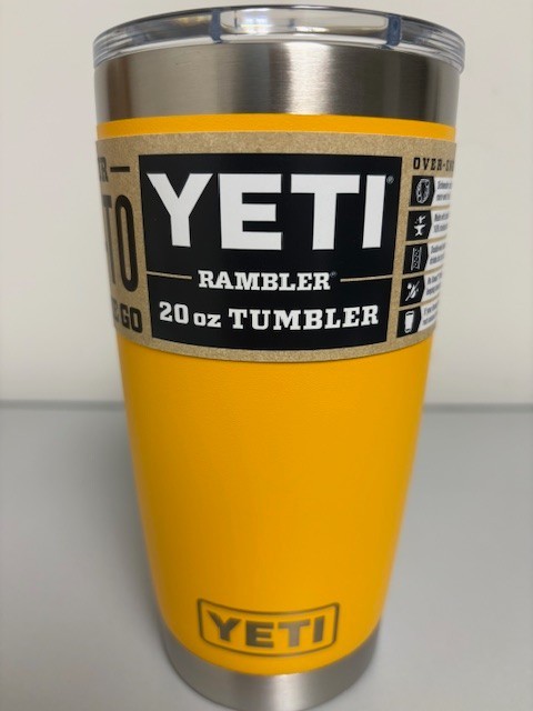 Beekeeper Yellow YETI® 20 Ounce RAMBLER® - Authentic - Mag Lid | eBay