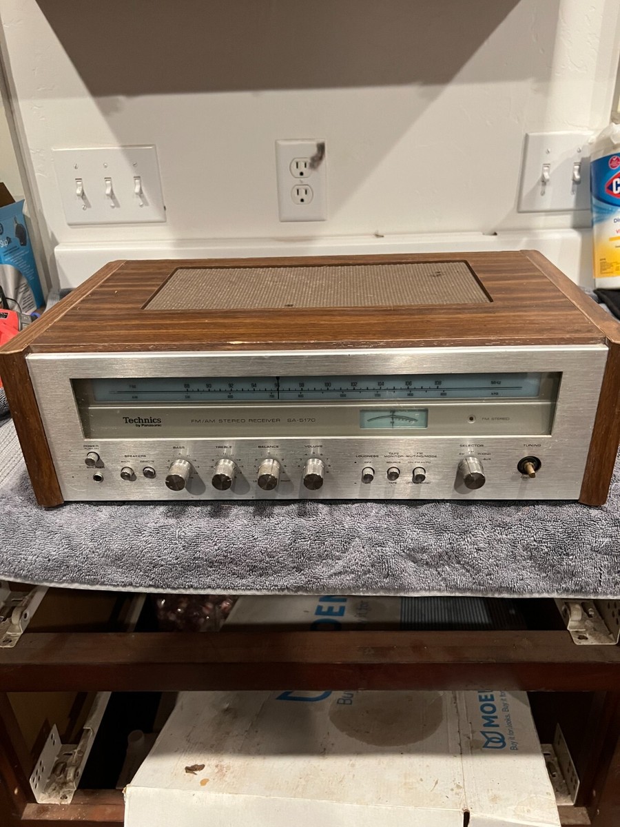 Technics SA-5170 Vintage AM-FM Stereo Receiver Panasonic Japan | eBay