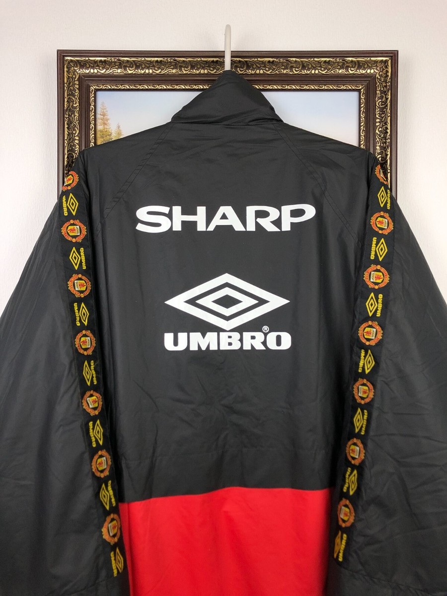 Vintage 90's Umbro Manchester United Football Jacket Soccer Bomber