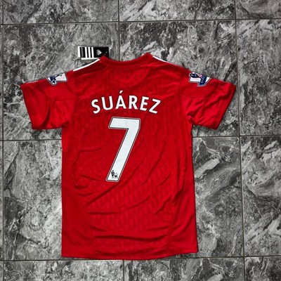 Liverpool FC Adidas Homme Football Jersey Shirt #7 Suarez Size L