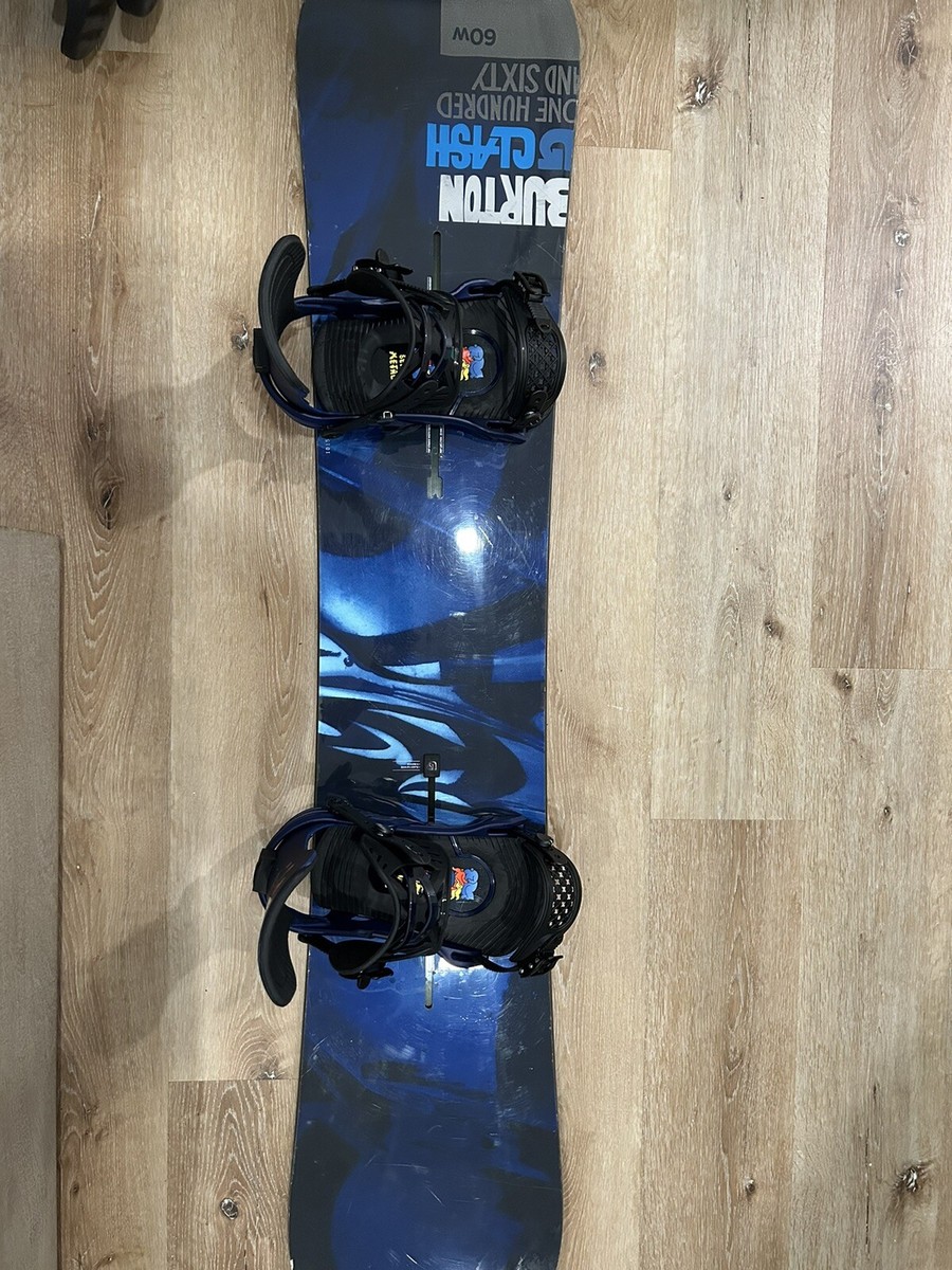 Burton Clash 158cm snowboard w/ New bindings | eBay
