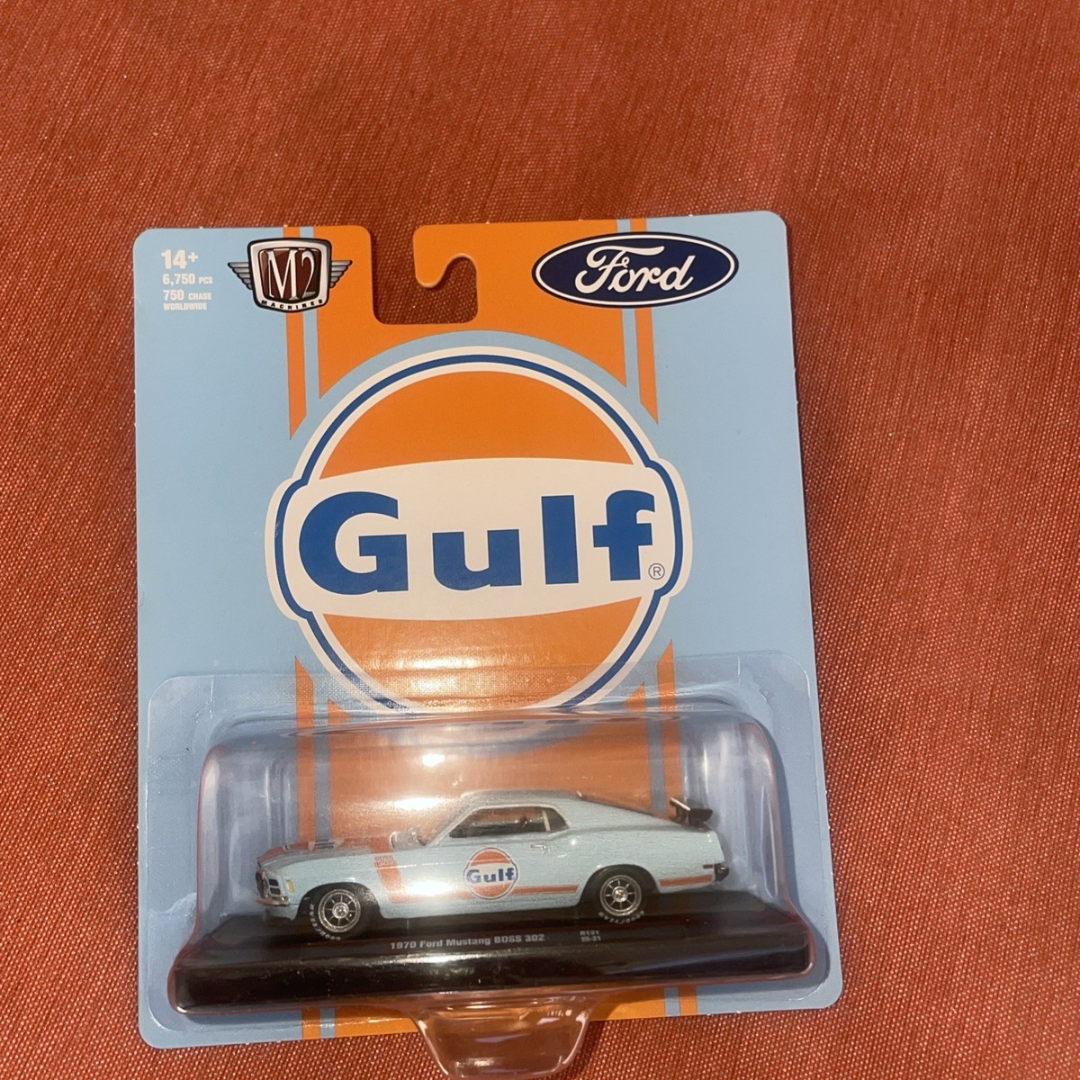 M2 Machines 1970 Ford Mustang BOSS 302 Gulf 1:64 Diecast Limited